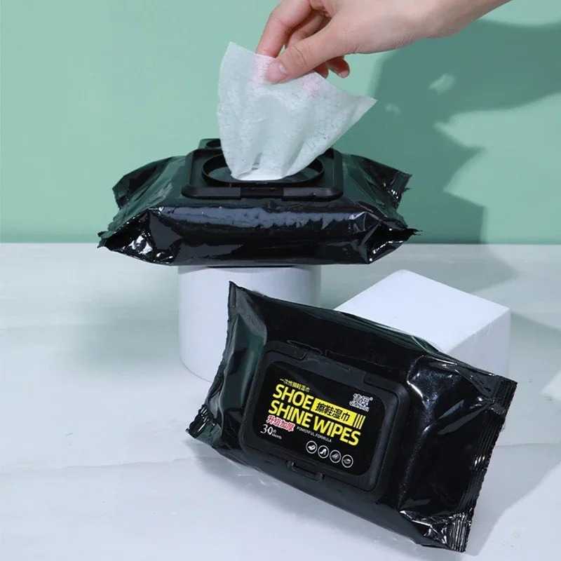  Shoe Cleaning Wipe Portable Express Shoes Shine Cleaning Tool Shoe Shine Clothcleaning Accessories for Home